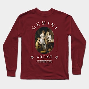 Gemini Artist - Astrology Art History 3 Long Sleeve T-Shirt